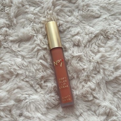 No7 Soft Blur Lip Crème Peach Nude Matte 6,5ml Full Size NEU Liquid Lipstick