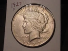 1927-S PEACE DOLLAR HIGHER GRADE NICE POPULAR BETTER DATE FREE SHIPPING #2