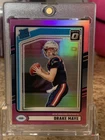 2024 Panini Donruss - Rated Rookie Drake Maye #379 Optic Preview Pink Holo Prizm