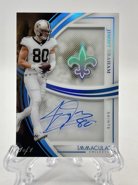 2025 Panini Immaculate Football JIMMY GRAHAM SHADOWBOX AUTO 1/1 #ISS-JGM