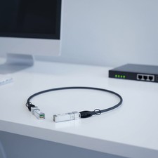 H Fiber 2 Pack 10G SFP DAC Twinax Cable, 0.5M   Versatile Connectivity Solution
