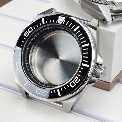 43.8mm Ändern Samurai Mod Uhrengehäuse 316 Edelstahl Saphir für Seiko NH35 36 38