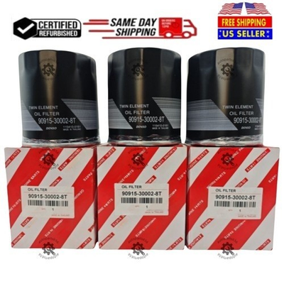 #ad USA 3PCS OEM Oil Filter For Toyota Diesel Engine 1HZ 1HD T 1HD FT 90915 30002 8T $65.98