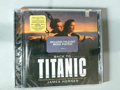 James Horner - Back to Titanic CD 1998 Fold-Out Poster Soundtrack