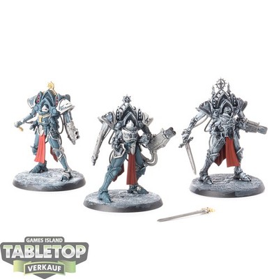 Adepta Sororitas - 3x Paragon Warsuits - teilweise bemalt