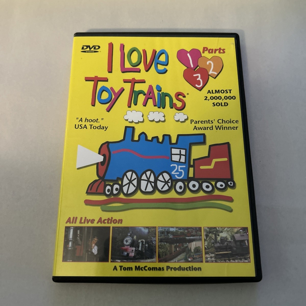 2 DVDs I Love Toy Trains (2004) 90 Min And Train Crazy Kids (2008