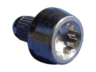   Zierstopfen 6mm Innen 12 kant Titan blank Zierschraube für Alufelgen RH, Lenso