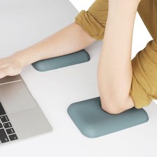 2 PCS Green Ergonomic Desk Elbow Wrist Rest Pad Arm Memory Foam Cushion