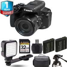Canon PowerShot SX70 HS Digital Camera Extra Bat  LED 1 Yr Warranty