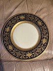 Hutschenreuther Hohenberg Vintage Cobalt & Gold Encrusted 10.5" Dinner Plate — photo 1
