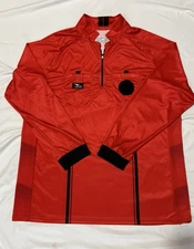 Score Apparel Authentic Soccer Referee Jersey Red Long Sleeve 4XL Adult Men's