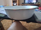 Vintage Enamel Basin Round Wash Tub — photo 2
