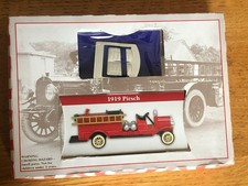 1919 Pressed Fire Truck Die-Cast Collectible Model With Original Box