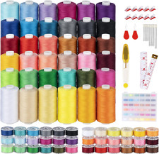 Hilo de coser de 700 yardas, 72 bobinas preenrolladas.