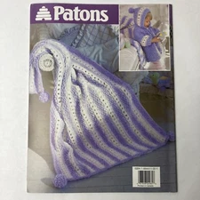 Patons "Speedy Knits" Super Chunky Knits Book 929M, Afghans baby Sweaters Robes