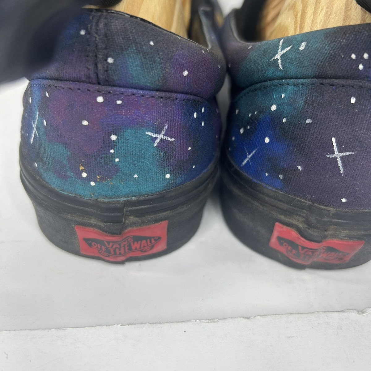 Vans Classic Slip-On Custom Painted Dragonball Z Theme Size 
