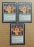 MTG 3x Zelyon Sword Magic The Gathering Fallen Empires Artifact RARE 1994