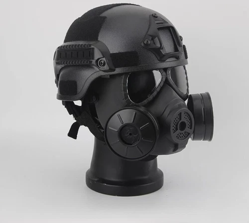 Cos S.A.S M04 Máscara de Gas Militar Aficionado Campo Combate MICH Disturbios Casco Táctico Traje - Imagen 5 de 18