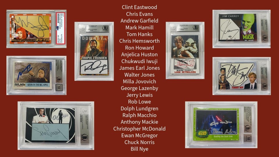 Stars of Hollywood Hobby Box 1 Celebrity Certified Autograph Per Box