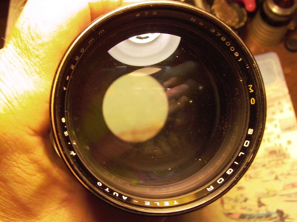 Soligor 200mm F:2.8 Olympus O/OM #3790091 Declicked For video, slight haze,dust - Image 4 of 4