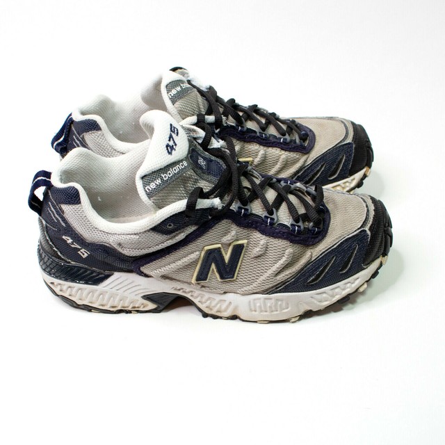 New Balance Mens 7.5 40.5 Navy Silver 475 Shoes All Terrain Running