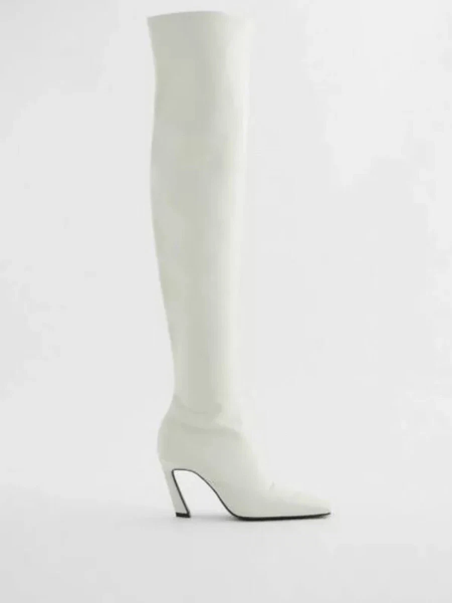 Stivali deals zara bianchi