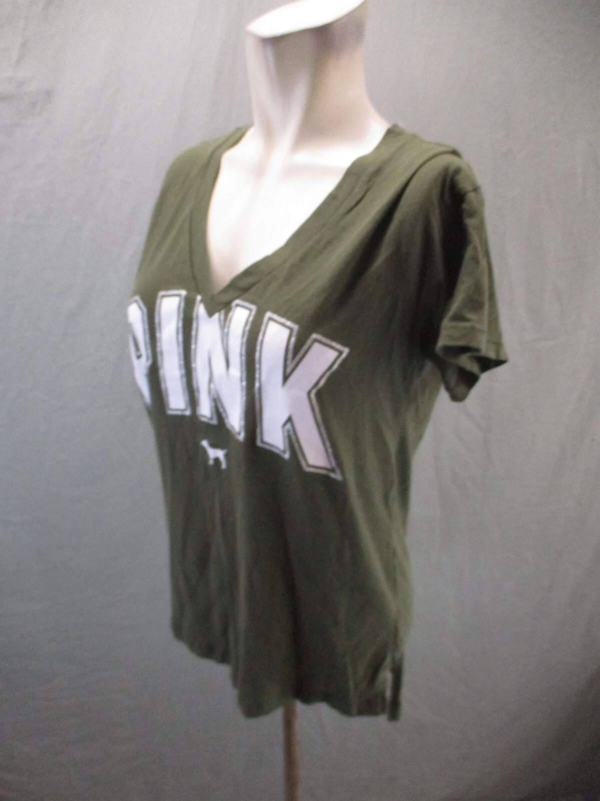 victoria-secret-vs v-neck short sleeve athletic shirt