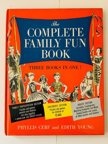 The Complete Family Fun Book - Three Books in One! - by Cerf & Young - HC/DJ - Picture 2 of 14