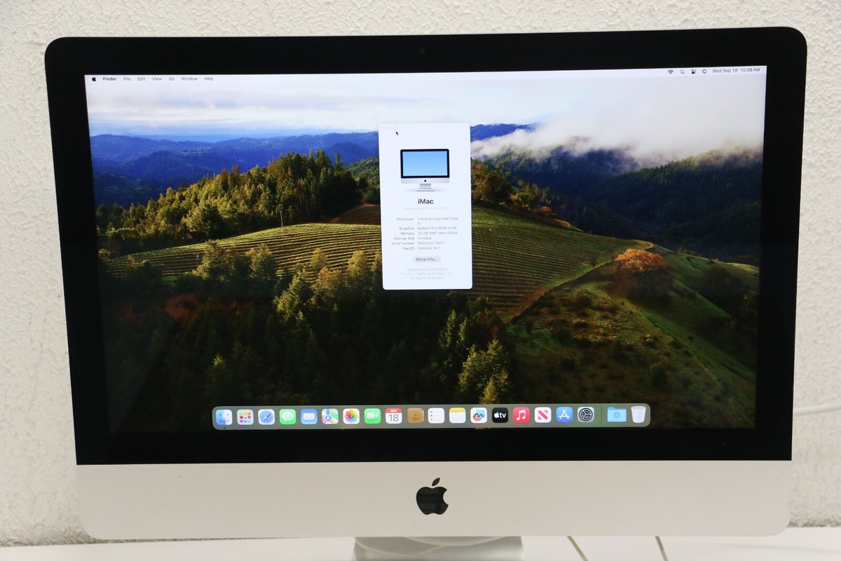 Apple IMac 2019 21.5 4k INTEL I5 6TH GEN 3GHZ RADEON PRO Apple IMac 2019 21.5 4k INTEL I5 6TH GEN 3GHZ RADEON PRO