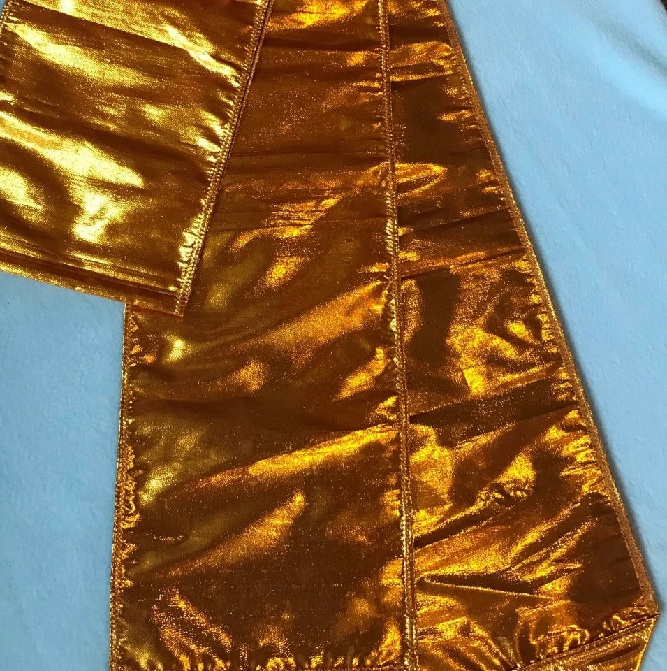 Metallic Lame Fabric used in Pageantry- Worship and Praise, Bridal, Prom. - Image 2 of 2