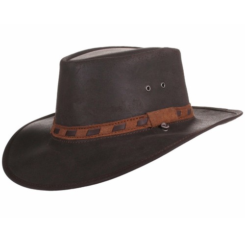 Leather Hat Safari Aussie Bush Style 