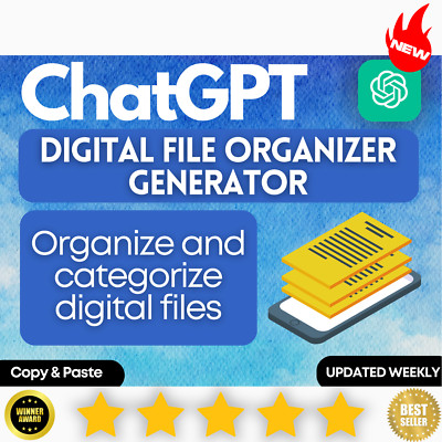 ChatGPT Digital File Organizer Generator | Vereinfachen Sie Ihr digitales Leben