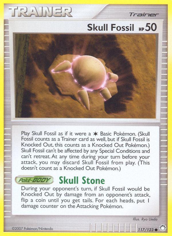 Pokemon Skull Fossil (117/127) Mysterious Treasures LP