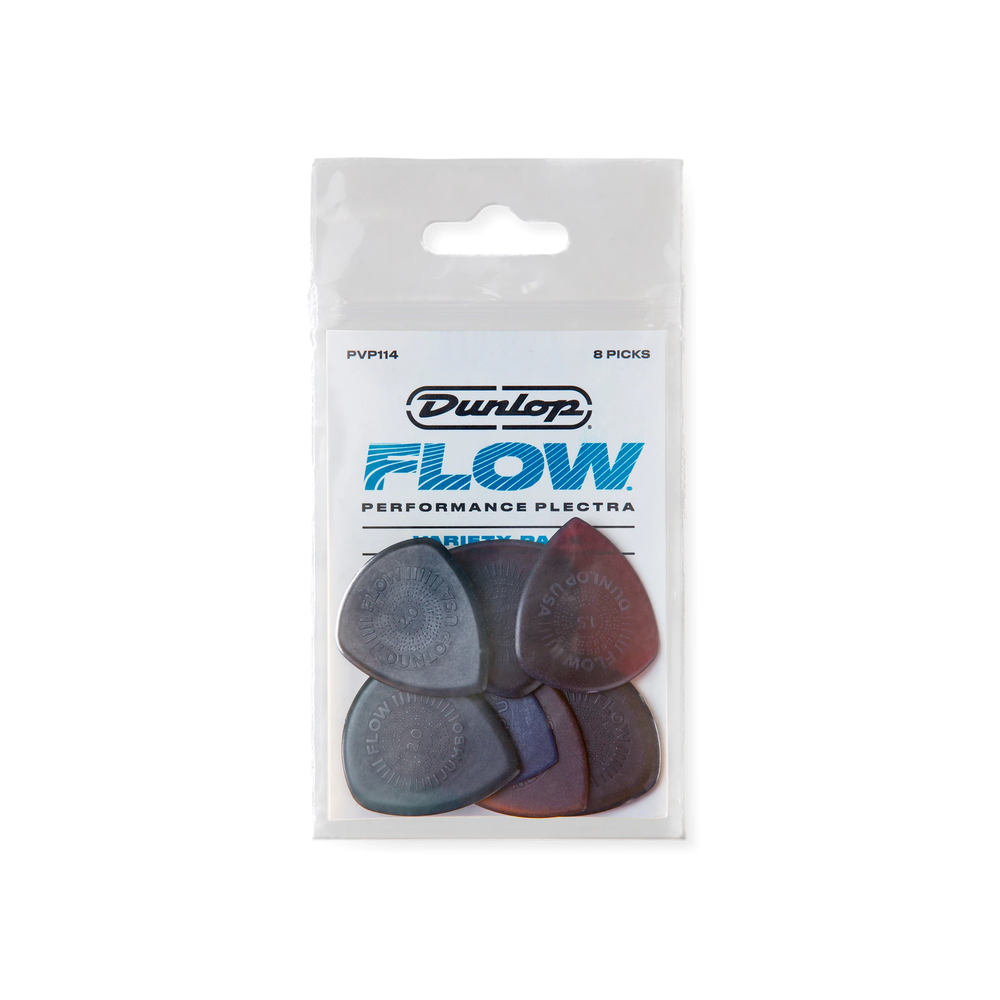 Dunlop Flow Guitar Picks Variety Pack Assorted Sizes