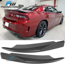 Fit 15-23 Dodge Charger Matte Black SRT R/T GT PP Rear Bumper Lip Apron Spat