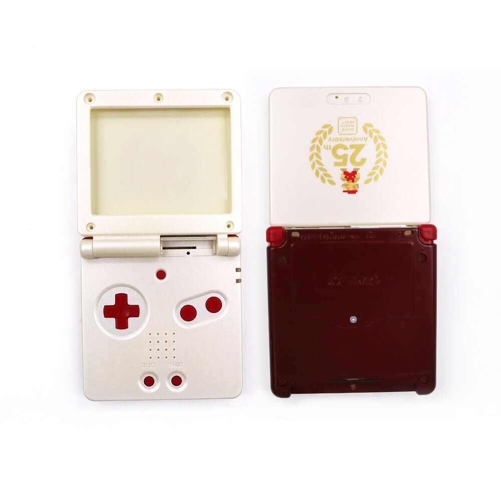 Drop In V5 IPS Laminated Backlight LCD Kit+Anniversary Shell For Game Boy  GBA SP