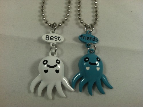 Best Friend Octopus Charm 2 Pendant 2 