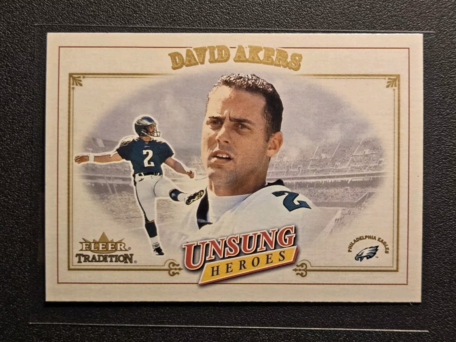 2001 Fleer Tradition Unsung Heroes #326 David Akers Philadelphia Eagles Football