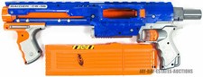 NERF N-STRIKE GUN RAIDER CS-35 MANUAL 2008 HASBRO C-044A W/ 18 MAX CLIP NO AMMO