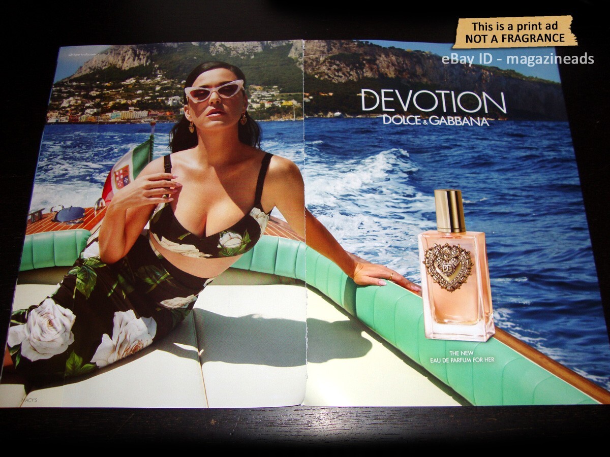 DOLCE GABBANA Fragrances 3-Page PRINT AD 2023 KATY PERRY