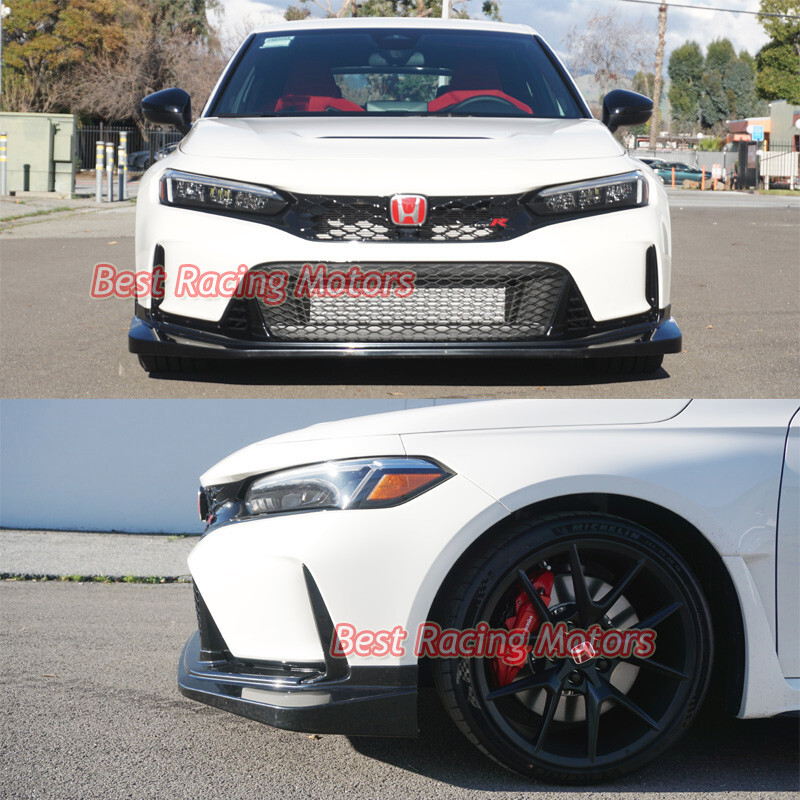 For 2023-2026 Honda Civic Type-R FL5 MU Style Front Bumper Lip