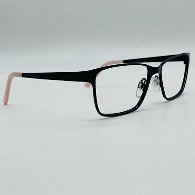 UNBEKANNTE Brille SCHWARZ ECKIG Brillengestell MOD: ABGERIEBEN