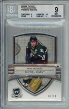 2005-06 The Cup Hockey #P35 GU Patch Variation MIKE MODANO HOF /10 BGS 9 STARS