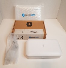 PhoneSoap 3 UV Phone Sanitizer Charger White Brand New Sealed