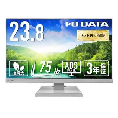 [Amazon.co.jp Exclusive] I-O Data IODATA 23.8-inch White Monitor ADS Panel