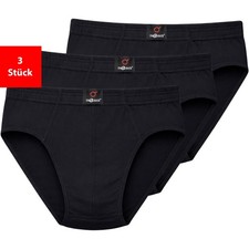 Herren Slips Schwarze Unterhosen 100% Baumwolle Unterwäsche 3er 6er 9er Pack