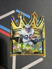 2026 Leaf Metal Barry Sanders SCORING KINGS DIE CUT GOLD ICE  1/1