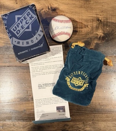 Ted Williams Signed OAL Baseball Autograph Auto Red Sox Upper Deck UDA COA