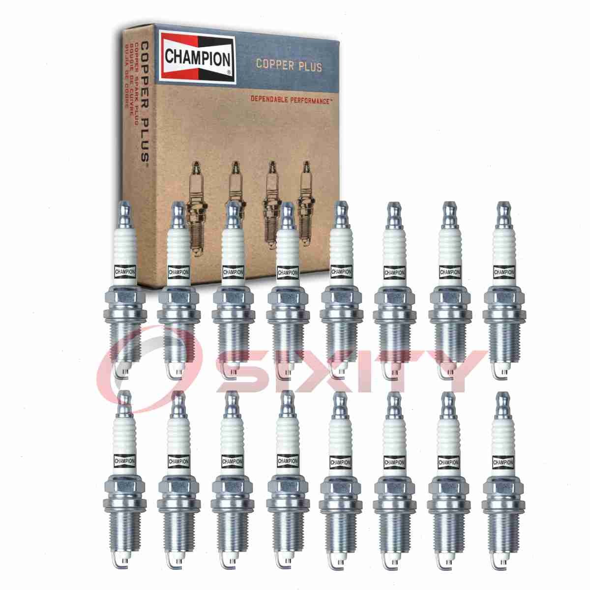 16 pc Champion Copper Plus Spark Plugs for 2003-2006 Mercedes-Benz CLK500 tq