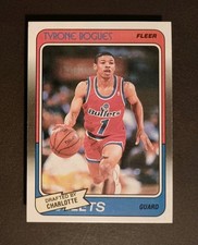 1988-89 Fleer Muggsy Bogues RC #13 EX